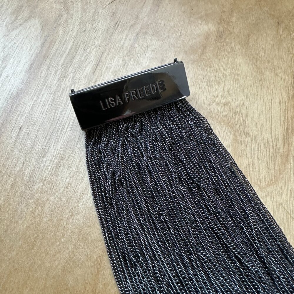 Lisa Freede Gunmetal Pyramid Magnetic Rachel Bracelet - Picture 6 of 10